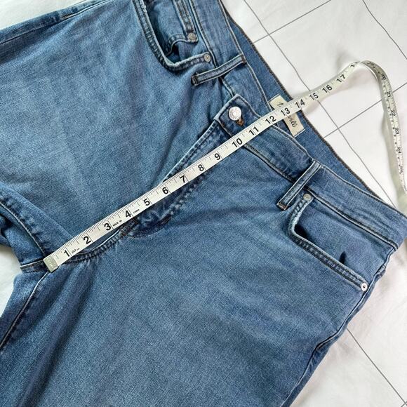 Madewell Jeans Women 32 Blue Perfect Vintage Crossover Waist Straight Leg Denim - Picture 10 of 13